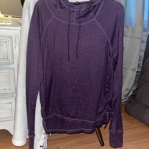 purple athletic long sleeve